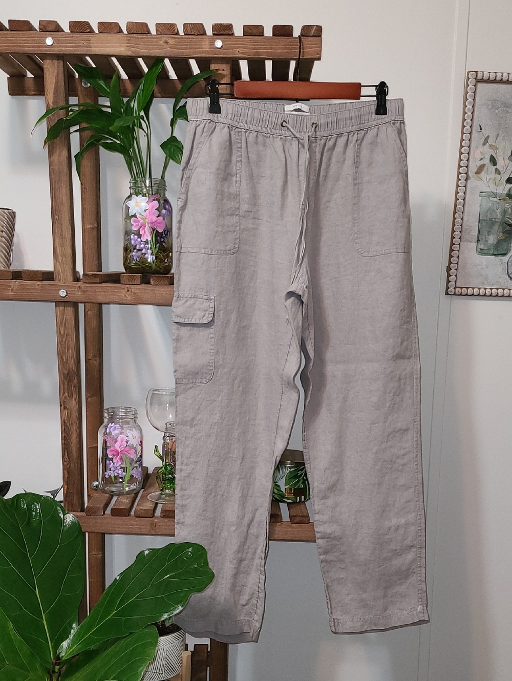 Rachel Zoe 100% Linen Pants